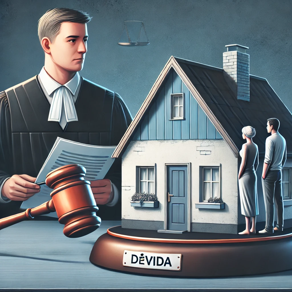 Penhora de imóvel de casal deve se limitar à parte do marido 