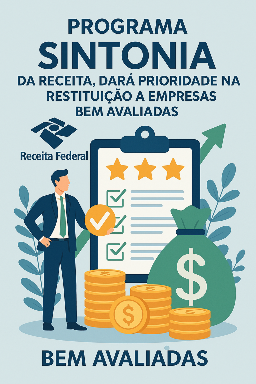 Programa Sintonia, da Receita, dará prioridade na restituição a empresas bem avaliadas 