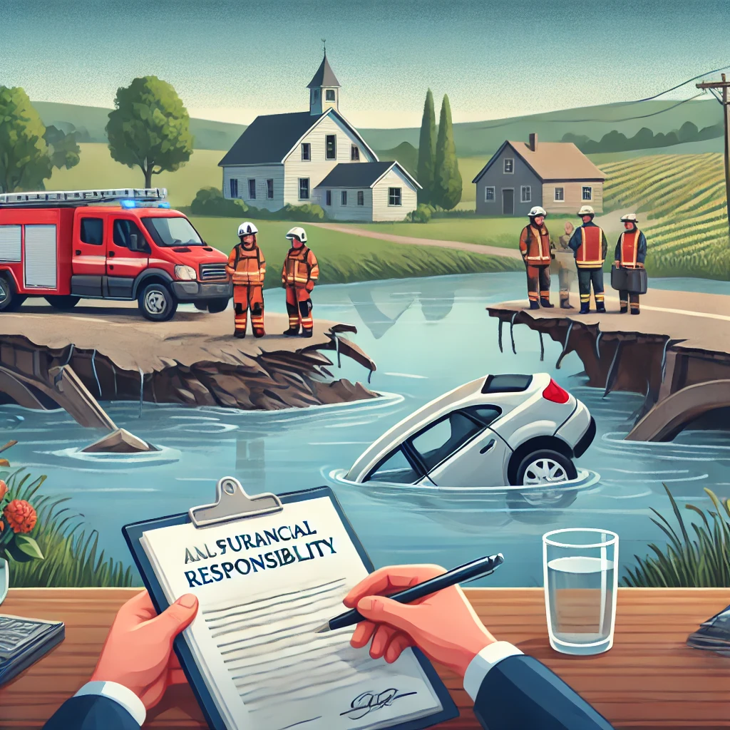 Município ressarcirá seguradora de automóvel após queda de ponte 