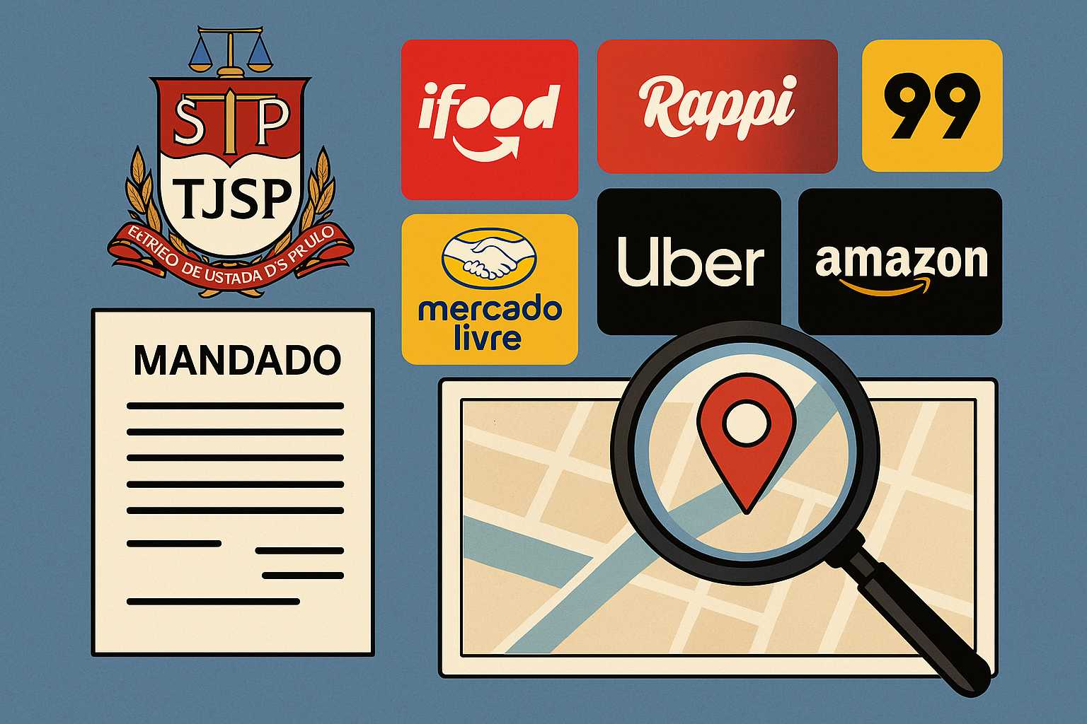 TJSP permite oficiar apps de entrega, transporte e streaming para obter endereço de devedor 