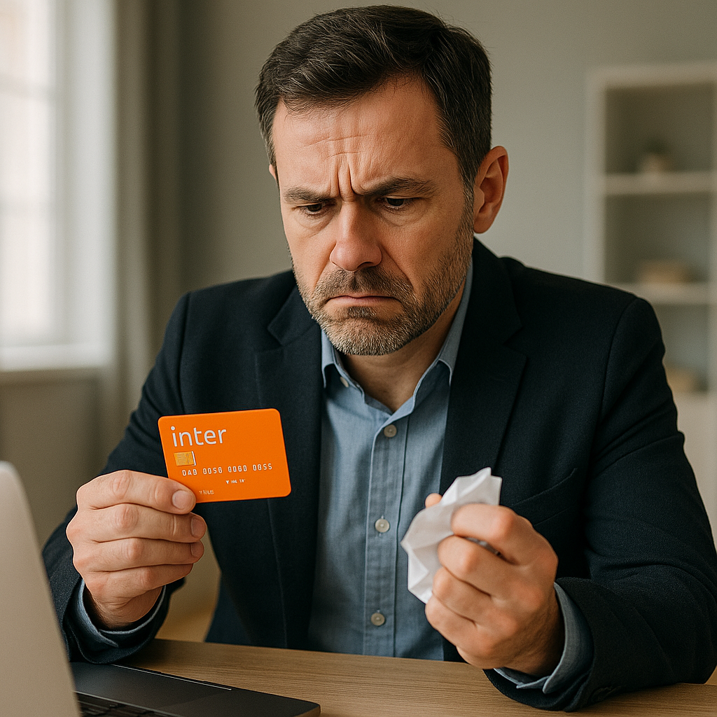 Banco Inter indenizará cliente por reduzir limite de cartão de crédito sem aviso prévio