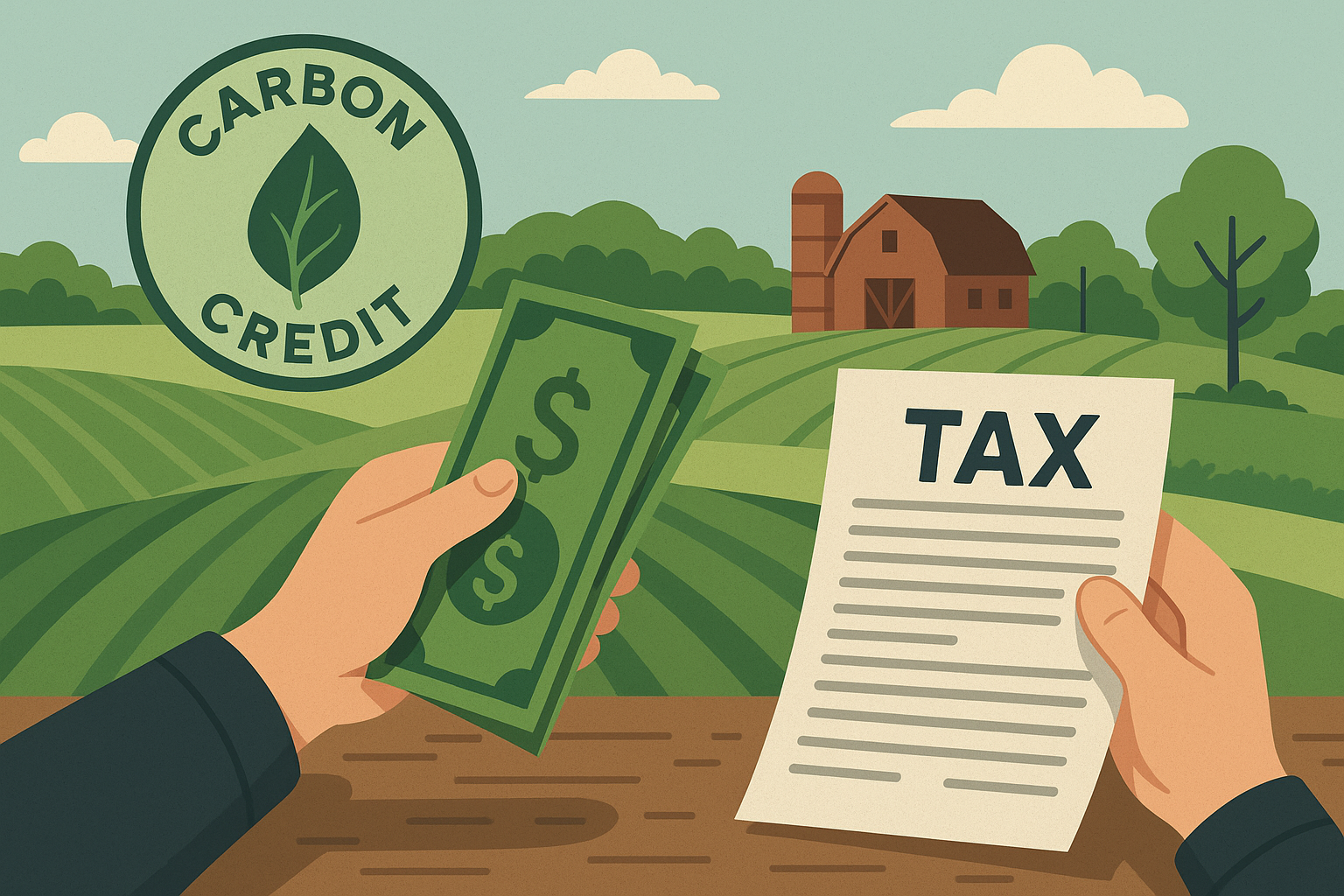 Crédito de carbono poderá ser usado para pagar impostos rurais